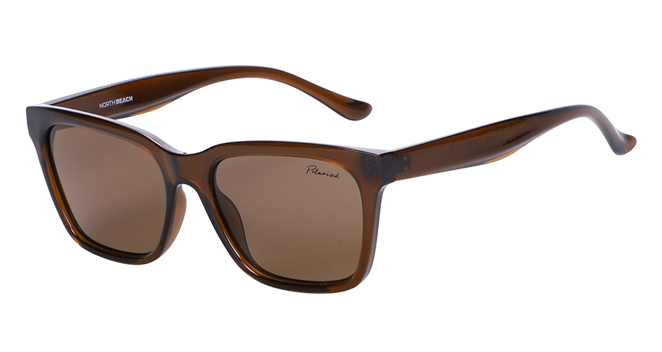 North Beach Scene Xtal Brown Brown Polarised