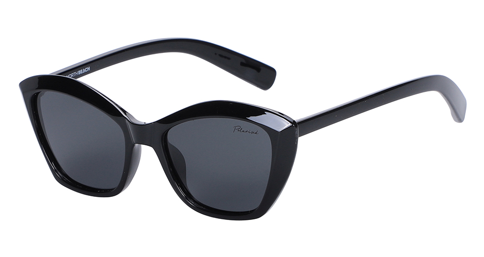 North Beach Cindy Black Grey Polarised