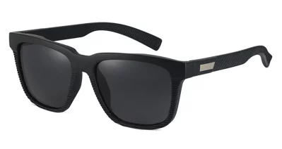 BB Style Lost Satin Black Grey Polarised