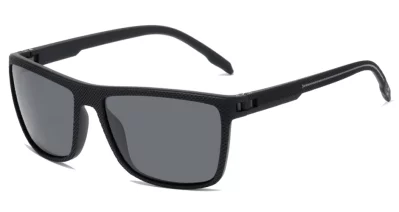 BB Style Dotz Satin Black Grey Polarised