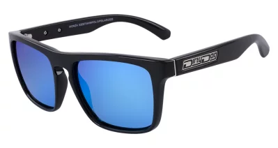 DD Monza-Black-Green|Ice Blue Mirror Polarised