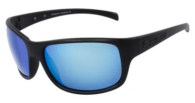 DD Phin-Satin Black-Ice Blue Mirror Polarised