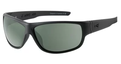 DD Vault-Satin Black-Green Polarised