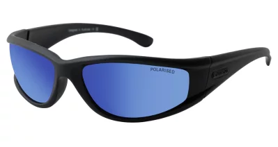 DD Banger-Satin Black-Grey|Blue Mirror Polarised 