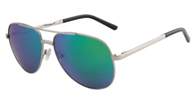 North Beach Fugu Silver Green Mirror Polarised