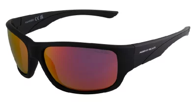 North Beach Galjeon Matt Black Red Mirror Polarised