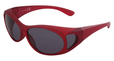 Cover Glasses Solar Red Smoke Polarised