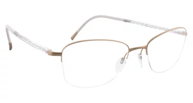 4492|20 6050 52-18 Illusion Nylor gold matt-crystal with silver pattern 140mm