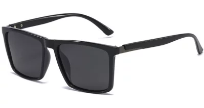 Pacific Caboky Satin Black Grey Polarised
