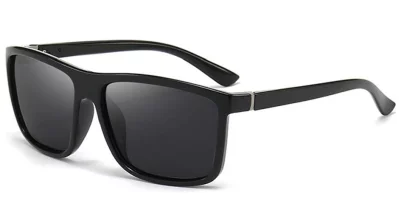 Pacific Nordic Satin Black Grey Polarised